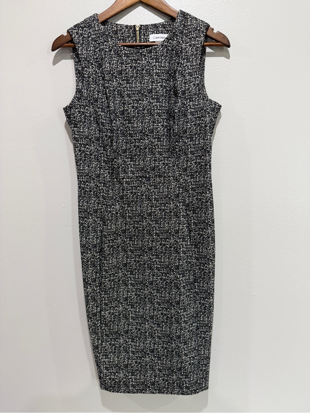 Calvin Klein Black Metallic Dress size 8
